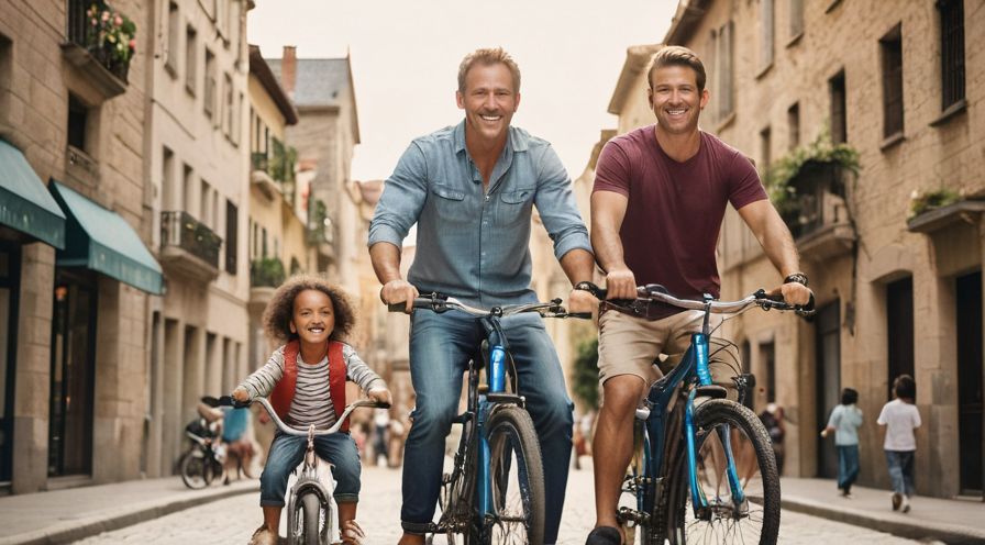 Fahrradtour durch die Stadt