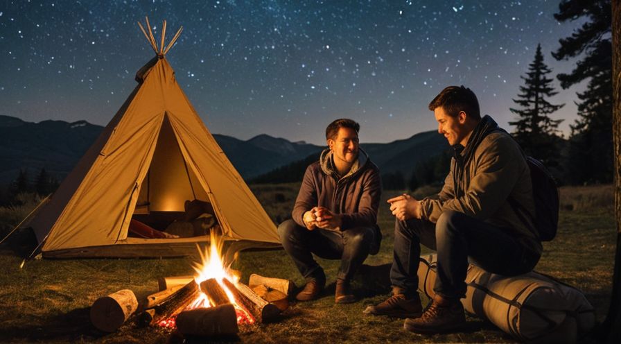 Camping unter den Sternen