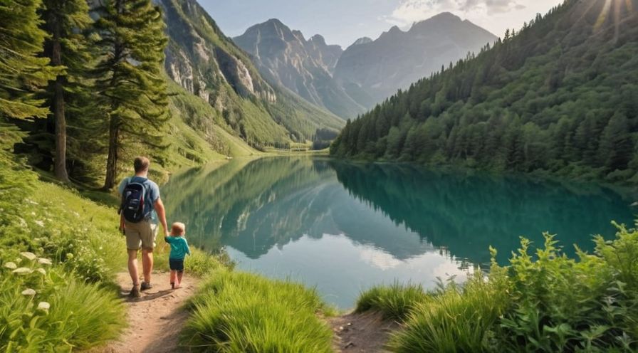 Wandern in der Natur